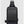 Black compact crossbody bag front view with curved zipper pocket and top handle.