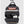 BANGE compact black waterproof crossbody bag front zip open, showing storage capacity