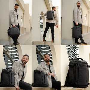 BAGSMART Expandable Waterproof Large Capacity Travel Backpack