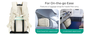 BAGSMART Large Capacity Waterproof Commuter and Travel Backpack
