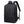 Black waterproof travel backpack with top handle, front pocket, and side attachment loop