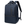 Navy blue waterproof travel backpack with front panel pocket and adjustable shoulder straps