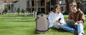 BAGSMART Large Capacity Waterproof Commuter and Travel Backpack