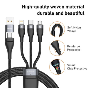 BASEUS Flash Series 3in1 Fast Charging Data Cable