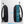 Expandable waterproof business backpack, black with expanded panel view