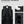 Black business backpack with breathable padded back panel and adjustable shoulder straps