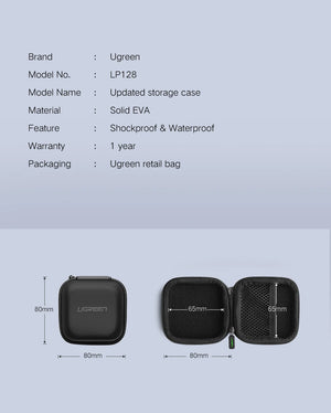 UGREEN LP128 Waterproof Tech Storage Case