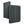 Bluetooth keyboard case back cover with dark textured finish and protected corners