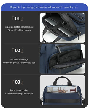 TIGERNU L5207 Protective Waterproof Laptop Bag