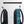 Expandable dark business backpack with front zipper pocket and padded shoulder straps