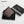 Slim PU leather wallet/card holder in brown and black with Tigernu logo, in box set