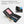 Black wallet/card holder open view showing card slots and cash pocket, RFID badge