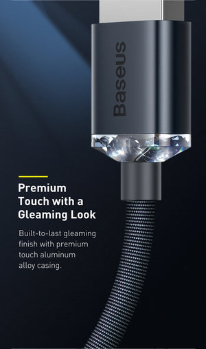 BASEUS Crystal Shine Series 2.4A USB-A to Lightning Fast Charging Cable