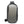 Grey compact crossbody sling bag with curved front panel and side zippers