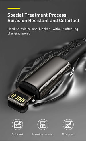 BASEUS Tungsten Gold 20W USB-C to Lightning Fast Charging Cable