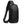 Black waterproof crossbody sling bag with adjustable shoulder strap and front zip pocket