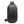 Black compact crossbody sling bag with curved front panel and side zippers