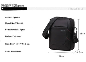 TIGERNU L5108 Lightweight Compact Waterproof Crossbody and Messenger Bag