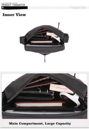 TIGERNU L5108 Lightweight Compact Waterproof Crossbody and Messenger Bag