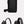 Waterproof crossbody sling bag with USB charging port and adjustable strap, black