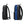 Black backpack back view showing expandable side panel with 7cm measurement