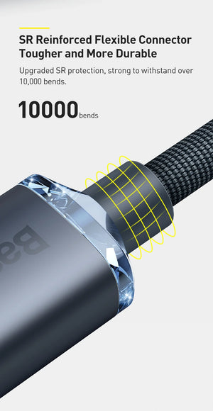 BASEUS Crystal Shine Series 20W USB-C to Lightning Fast Charging Cable