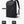 Black backpack with top handle and front organization pocket
