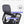 Black open backpack with laptop compartment, main compartment, and side pockets