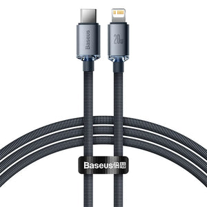 BASEUS Crystal Shine Series 20W USB-C to Lightning Fast Charging Cable