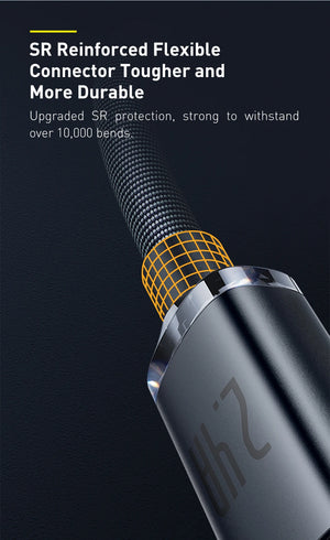 BASEUS Crystal Shine Series 2.4A USB-A to Lightning Fast Charging Cable
