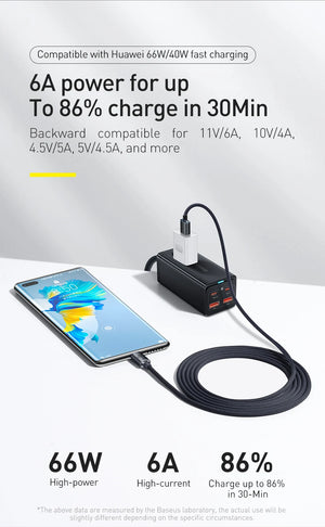 BASEUS Crystal Shine Series 100W USB-C to USB-A Fast Charging Cable
