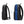 Black expandable backpack back view with 7cm expansion panel indicator
