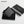 Tigernu black slim PU leather card holder wallet with stitched edges and logo