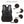 Black backpack with waterproof fabric, sunglasses hook, and breathable back cushion