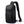 Black compact waterproof crossbody bag with curved front flap and D-ring strap clip