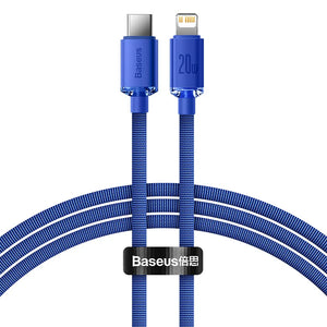 BASEUS Crystal Shine Series 20W USB-C to Lightning Fast Charging Cable