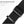 Black adjustable shoulder strap with secure woven adjustment buckle