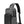 Black and grey crossbody bag shown front, side, and angled view with adjustable strap