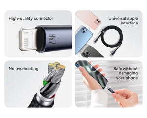 BASEUS Minimalist Series 2.4A USB-A to Lightning Fast Charging Cable