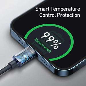 BASEUS Crystal Shine Series 20W USB-C to Lightning Fast Charging Cable