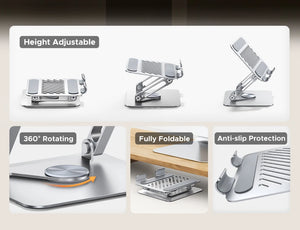 UGREEN Rotatable Aluminium Notebook and Laptop Stand