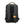 Black waterproof travel backpack with padded front panel and top carry handle.