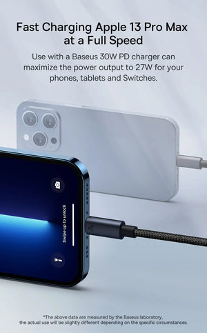 BASEUS Minimalist Series 20W USB-C to Lightning Fast Charging Cable