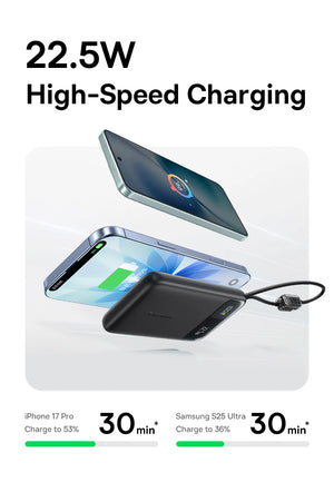 BASEUS EnerFill FC11 Digital Display Power Bank with Built-In Cable