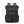 Black waterproof detachable crossbody messenger backpack with front zip pockets and top handle