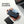 Dark aluminum pop-up RFID card holder with flip-out latch, shield lines