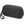 BANGE lightweight waterproof tech storage bag, dark gray, zippered oval case with wrist strap