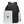 Black travel backpack with front zip pocket and side clips; water bottle pouch