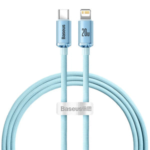BASEUS Crystal Shine Series 20W USB-C to Lightning Fast Charging Cable