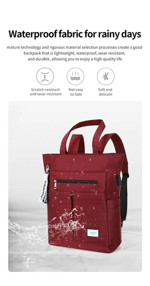TIGERNU B8632 Lightweight Waterproof Compact Backpack and Tote Bag